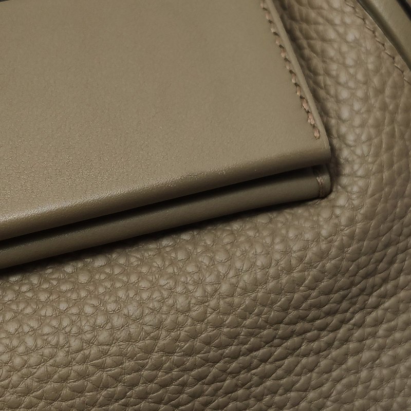 Hermes 24/2429旋扣手提單肩包Swift牛皮Togo牛皮香檳金扣8Q瑪爾法米色W刻-18
