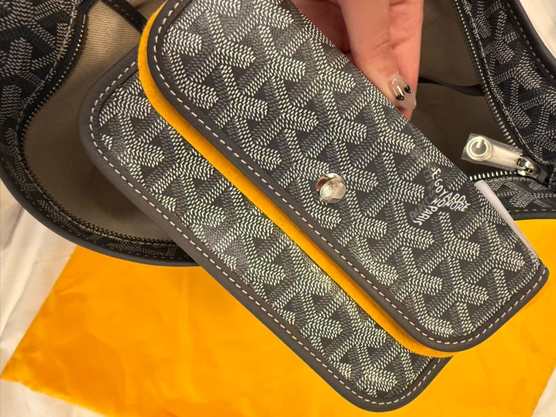 💖Goyard Hobo 全新💖 灰色 2026最新購入-8