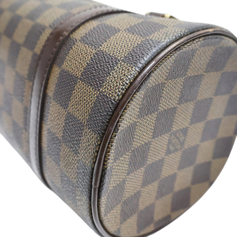 棕色 棋盤格 PVC塗層帆布 Papillon GM 手提包【LOUIS VUITTON LV 路易威登】 N51304-7