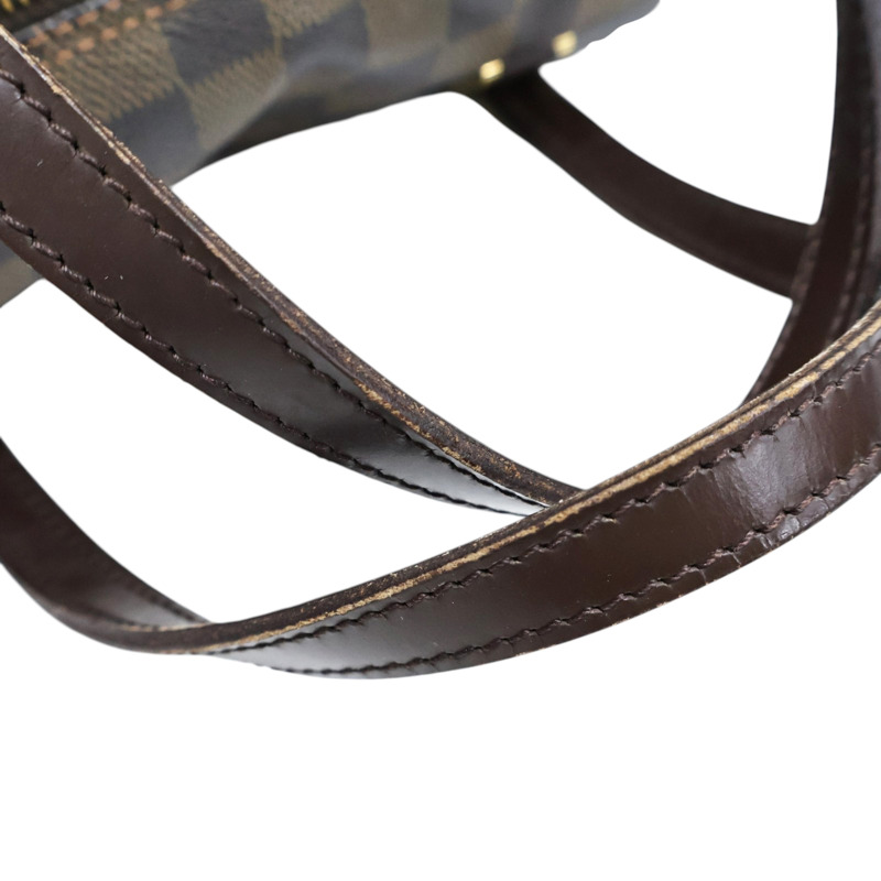 棕色 棋盤格 PVC塗層帆布 Papillon GM 手提包【LOUIS VUITTON LV 路易威登】 N51304-9