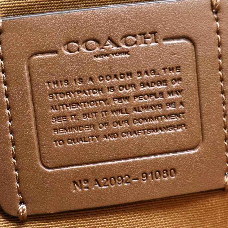 白色牛皮 肩背包【COACH 寇馳】 91080-6