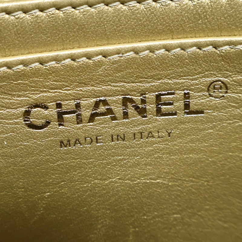 黑色羊皮 金球方胖子 COCO Mini 肩背包【CHANEL 香奈兒】 AS1786-5