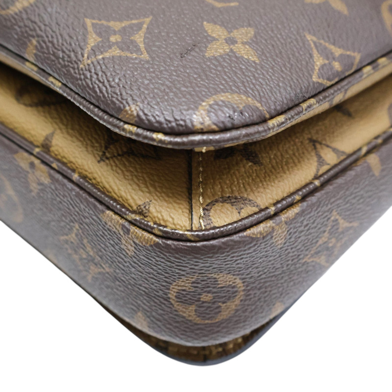 棕色 原花帆布 Pochette Metis 兩用包【LOUIS VUITTON LV 路易威登】 M44876-9