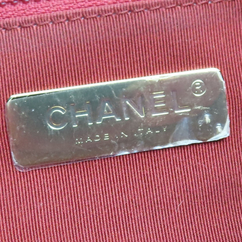紅色牛皮 Underline Saddle Flap 肩背包【CHANEL 香奈兒】-5