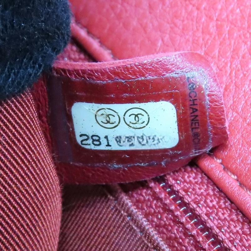 紅色牛皮 Underline Saddle Flap 肩背包【CHANEL 香奈兒】-6