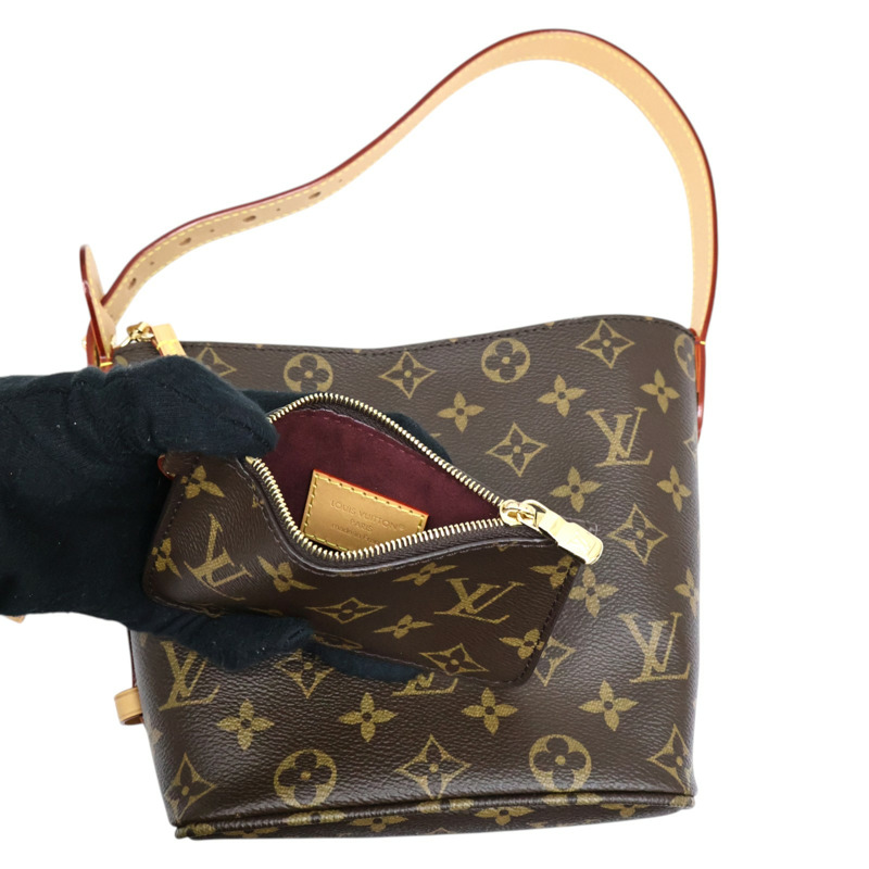 棕色 原花帆布 All In BB 兩用包【LOUIS VUITTON LV 路易威登】 M12925-3