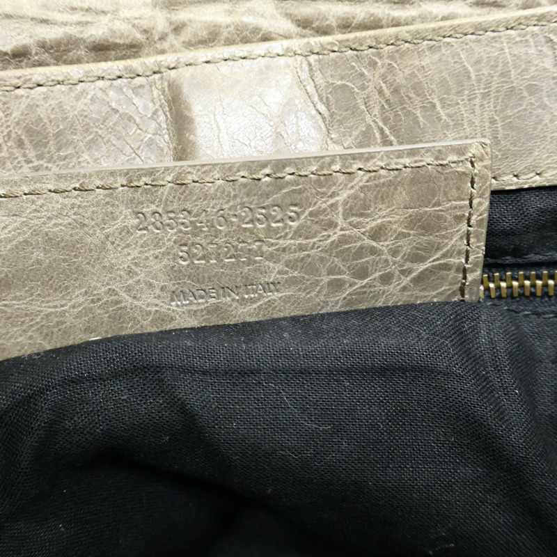 棕色 山羊皮 Classic Neo Folk 肩背包【BALENCIAGA 巴黎世家】 285346-6