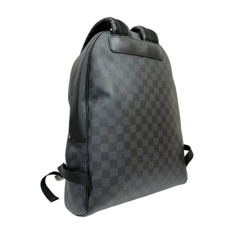 黑色 棋盤格 帆布 Josh 後背包【LOUIS VUITTON LV 路易威登】 N41473-1