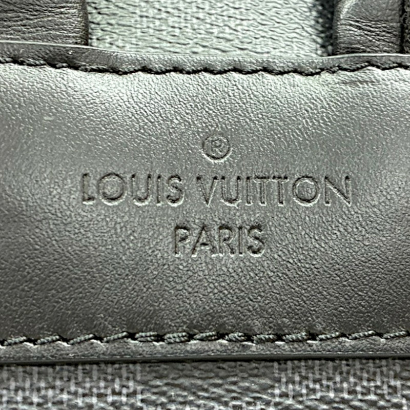 黑色 棋盤格 帆布 Josh 後背包【LOUIS VUITTON LV 路易威登】 N41473-4