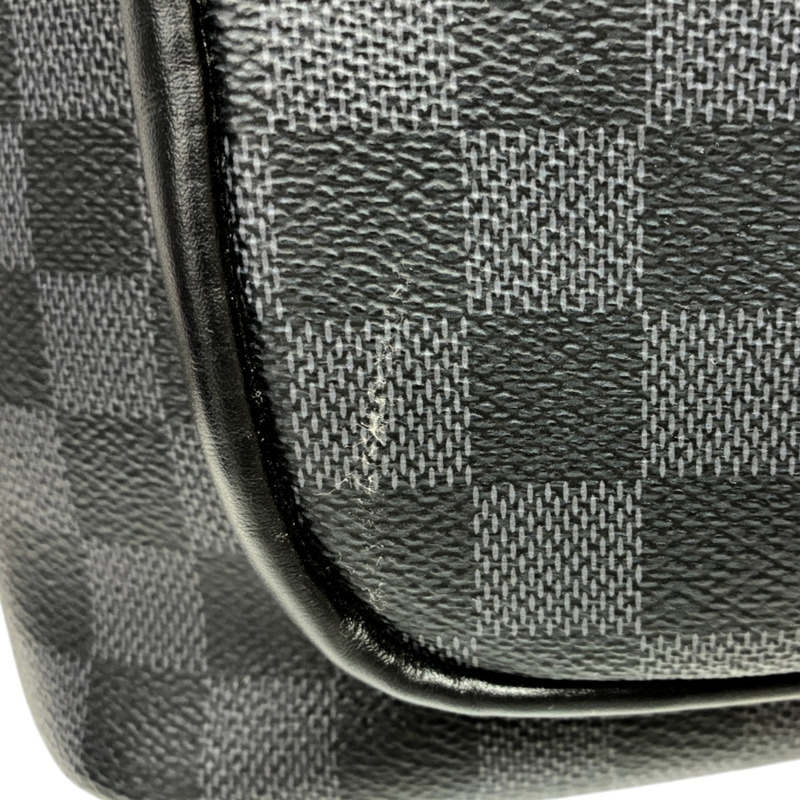 黑色 棋盤格 帆布 Josh 後背包【LOUIS VUITTON LV 路易威登】 N41473-9