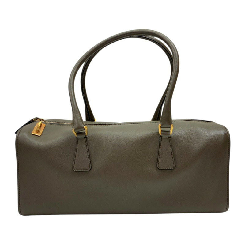 灰色 牛皮 Saffiano 肩背包【PRADA 普拉達】-0