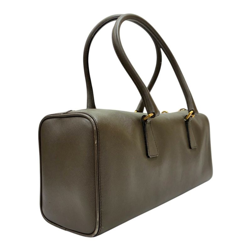 灰色 牛皮 Saffiano 肩背包【PRADA 普拉達】-1