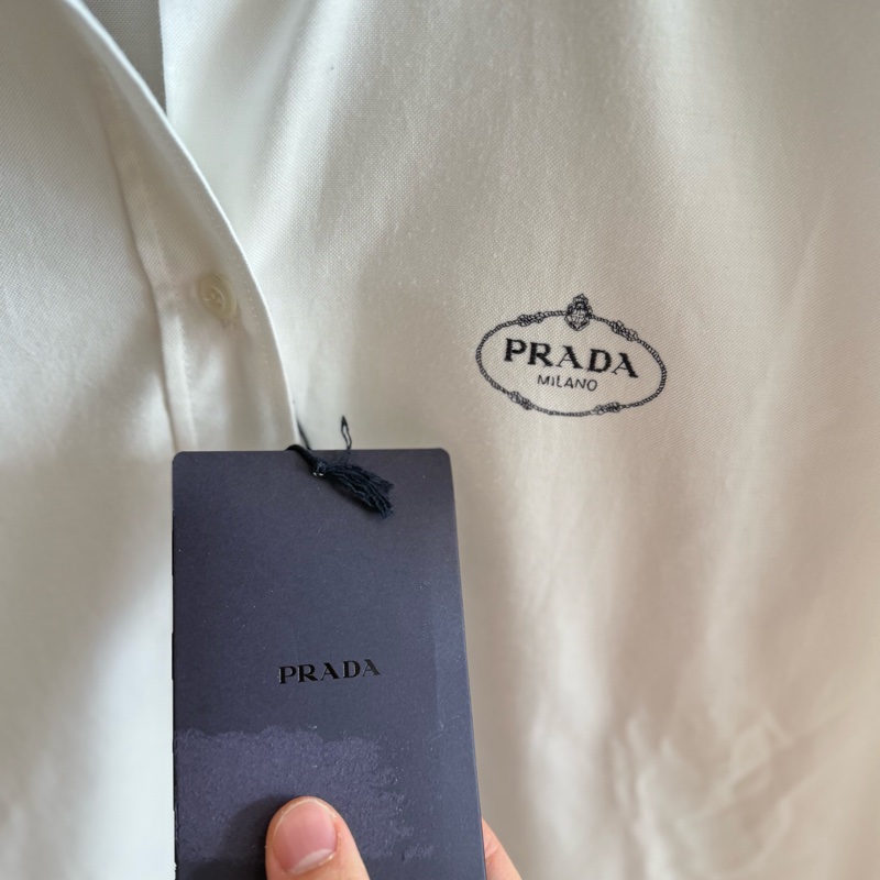 Prada 👍🏻 Oxford Shirt 100%Real, 90%New, size XL-4