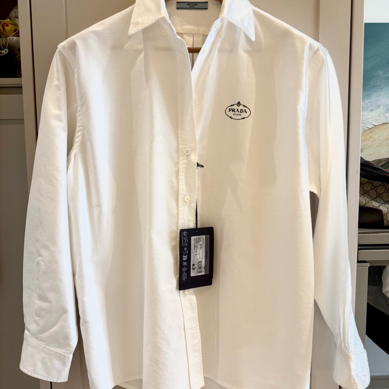 Prada 👍🏻 Oxford Shirt 100%Real, 90%New, size XL-8