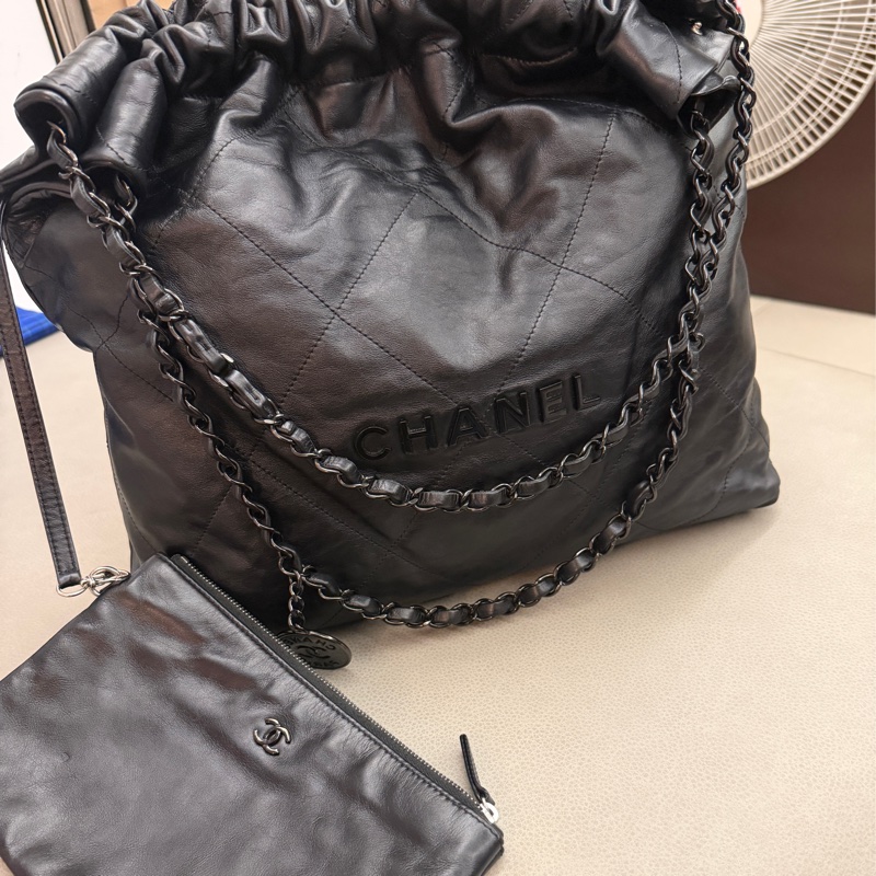 Chanel so black 22包-1