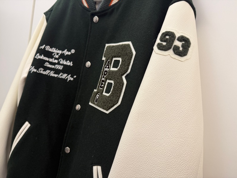 BAPE 棒球厚外套-3