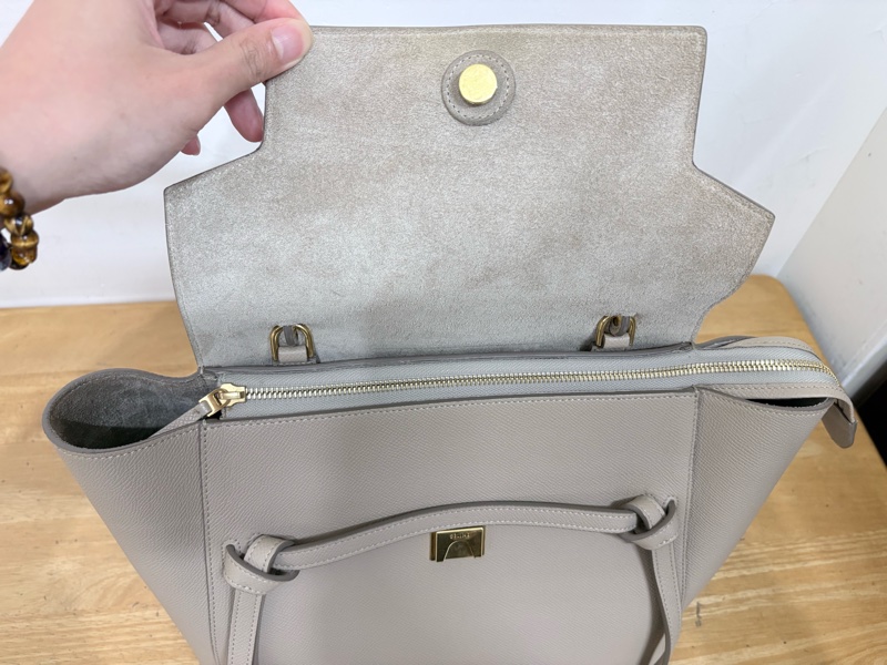 Celine belt bag mini 鯰魚包 肩背手提 米灰色-2