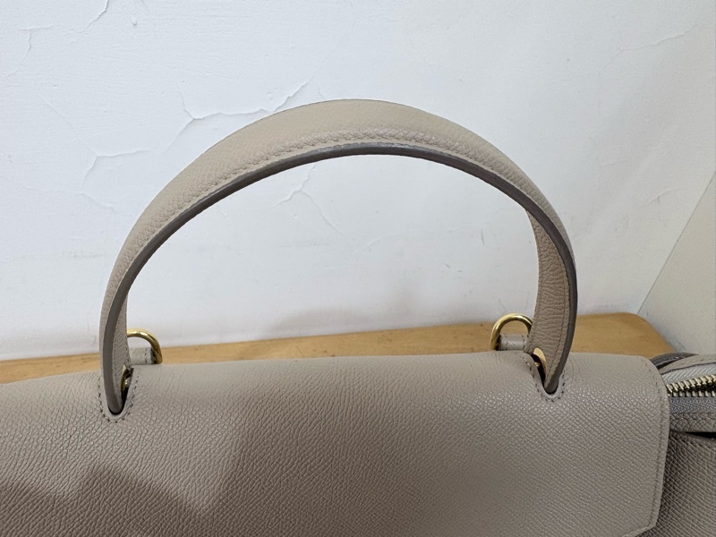 Celine belt bag mini 鯰魚包 肩背手提 米灰色-21