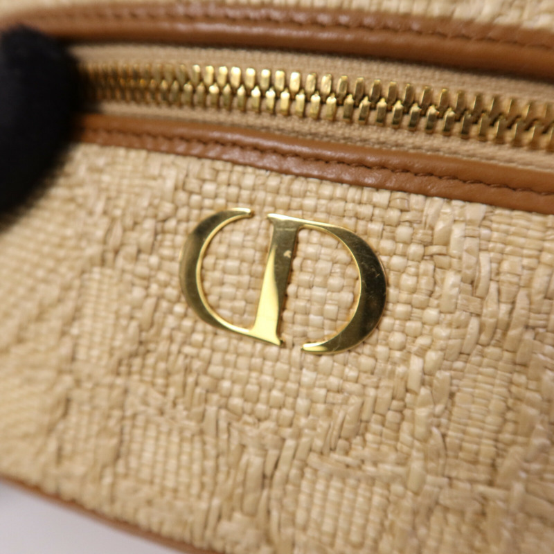 Dior Palm Leaf Vanity Case金扣手挽肩背兩用袋-6
