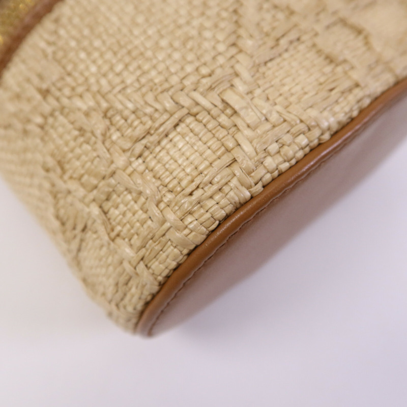 Dior Palm Leaf Vanity Case金扣手挽肩背兩用袋-11