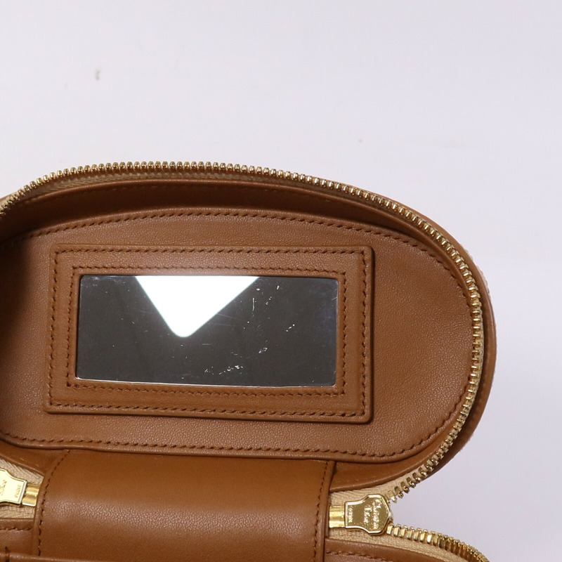 Dior Palm Leaf Vanity Case金扣手挽肩背兩用袋-15