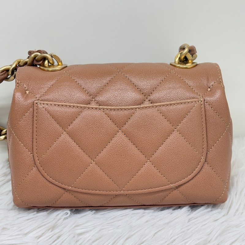 Chanel 香奈兒23k荔枝紋方胖子-1