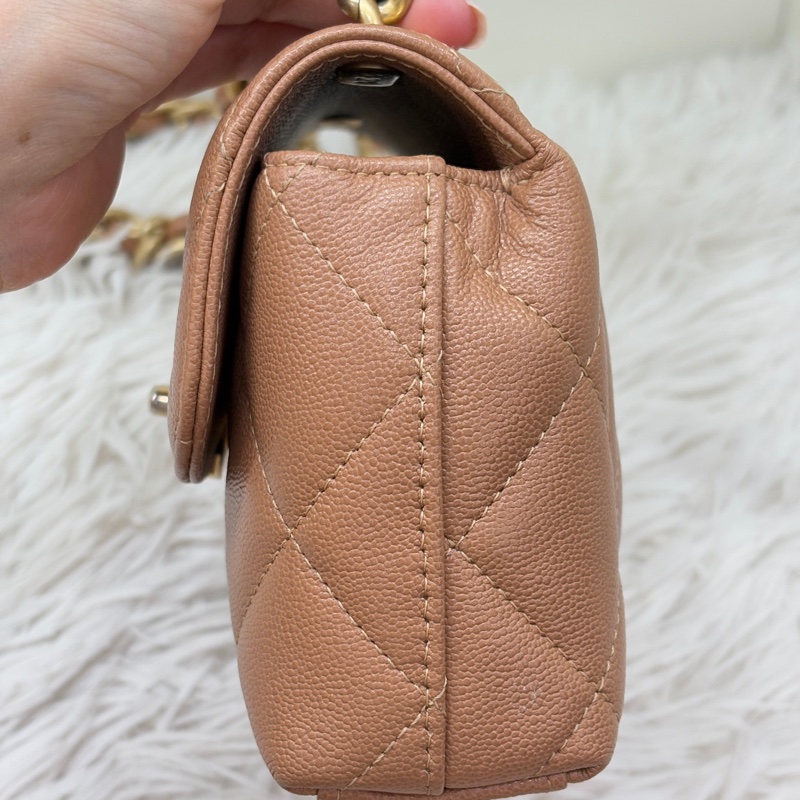 Chanel 香奈兒23k荔枝紋方胖子-2