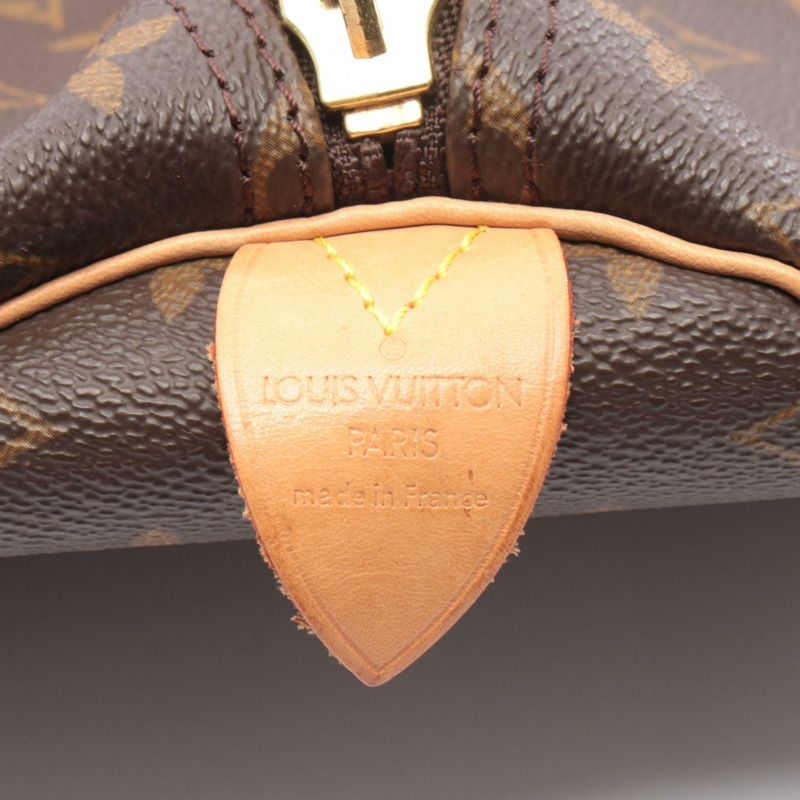 路易威登 Keepall 55 手提包 M41424 Monogram 帆布皮革棕色二手 LV-3