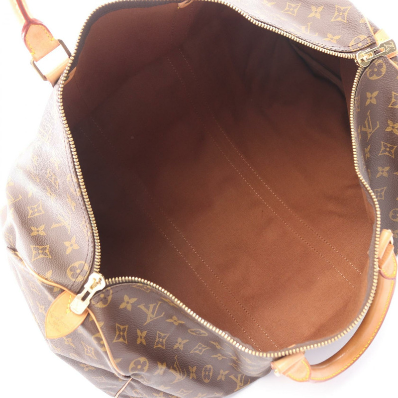 路易威登 Keepall 50 旅行手提包 M41426 Monogram 皮革 棕色 二手-2