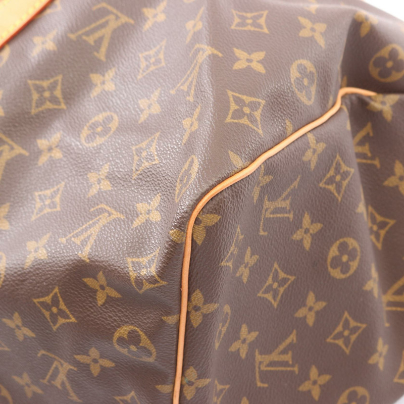 路易威登 Keepall 50 旅行手提包 M41426 Monogram 皮革 棕色 二手-6