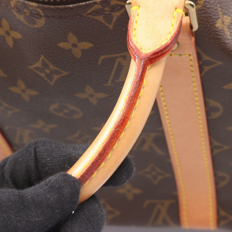 路易威登 Keepall 50 旅行手提包 M41426 Monogram 皮革 棕色 二手-8