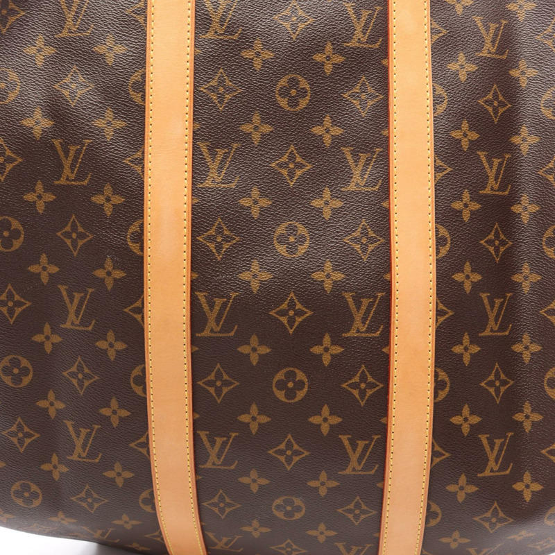 路易威登 Keepall 50 旅行手提包 M41426 Monogram 皮革 棕色 二手-5