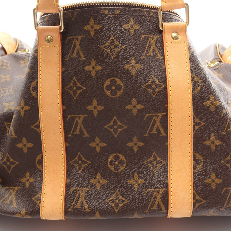 路易威登 Keepall 50 旅行手提包 M41426 Monogram 皮革 棕色 二手-9