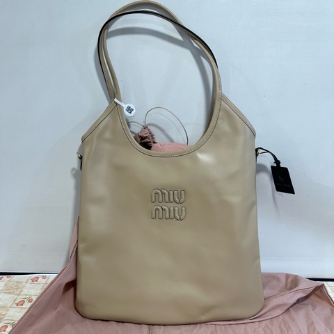 全新Miu miu  IVY BAG奶茶