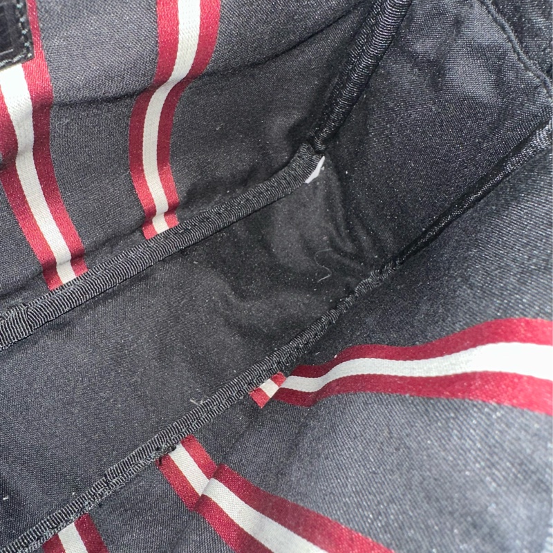 Bally 經典黑白背帶腰包-22