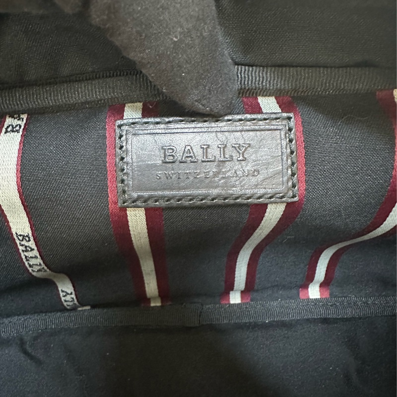 Bally 經典黑白背帶腰包-36