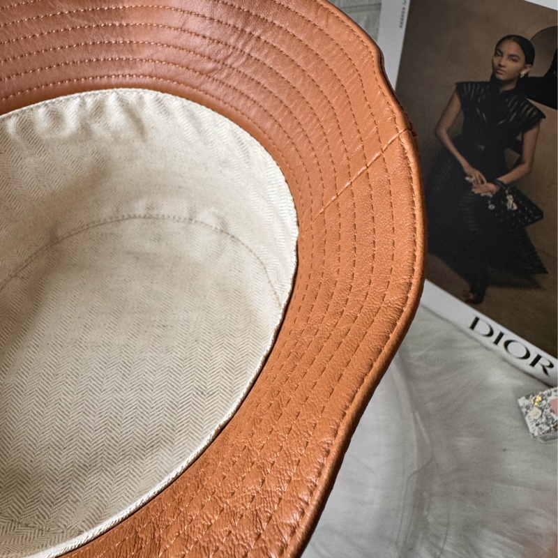 LOEWE Nappa 漁夫帽 棕褐色-8