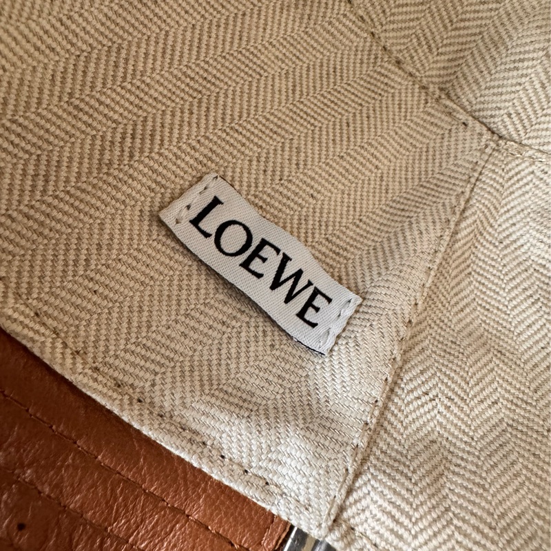 LOEWE Nappa 漁夫帽 棕褐色-10