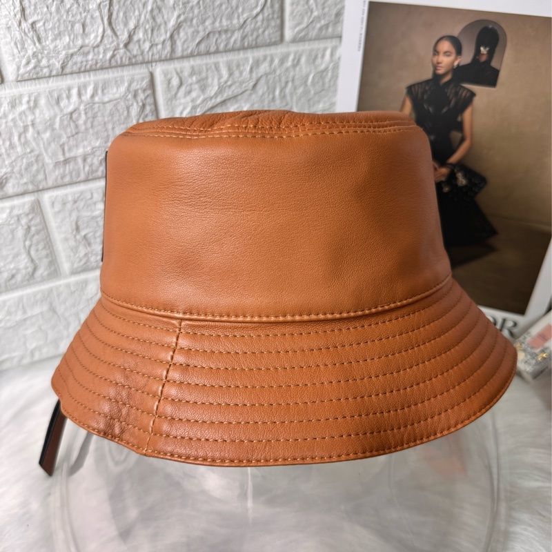 LOEWE Nappa 漁夫帽 棕褐色-13