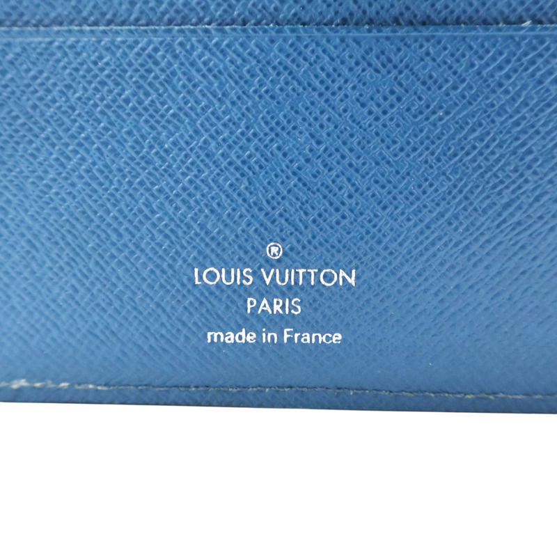 藍色 EPI水波紋 牛皮 Multiple Bifold 對折短夾【LOUIS VUITTON LV 路易威登】 M60628-5