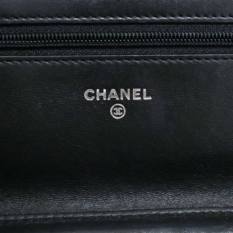 黑色 菱格紋 羊皮 Boy WOC 肩背包【CHANEL 香奈兒】 A80287-6