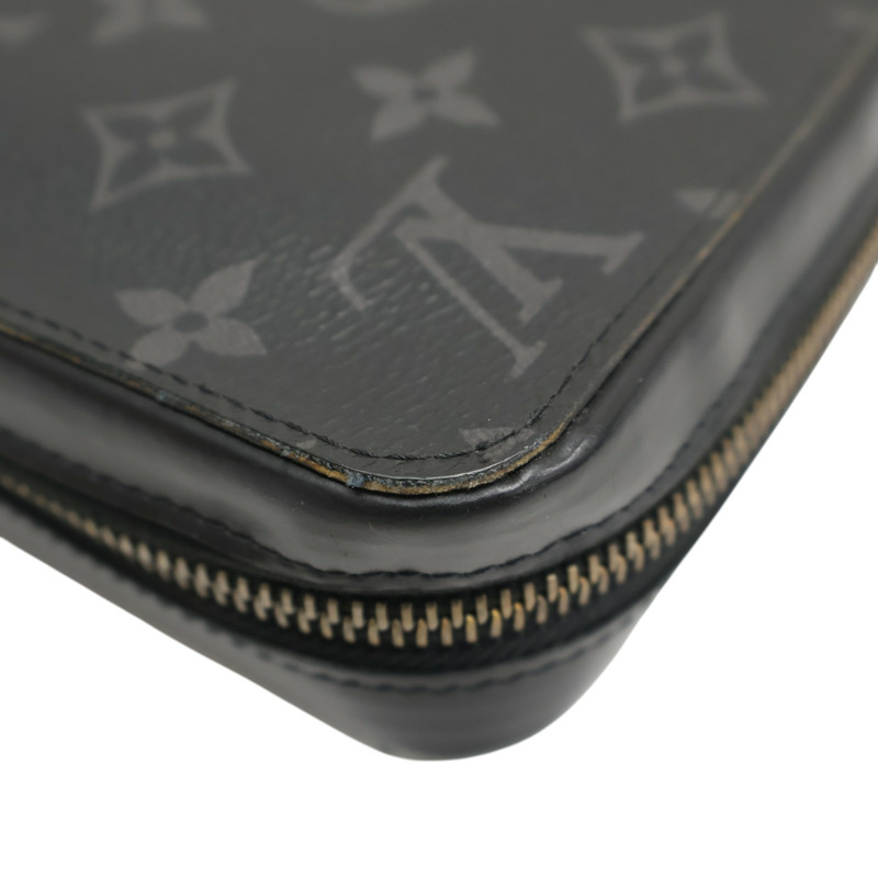 黑色 原花帆布 Zippy XL 手拿包  【LOUIS VUITTON LV 路易威登】 M61698-12