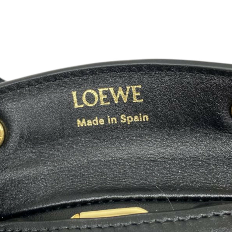 黑色 牛皮 Madrid 大型 兩用包【LOEWE 羅威】 AANBSPBX01-4