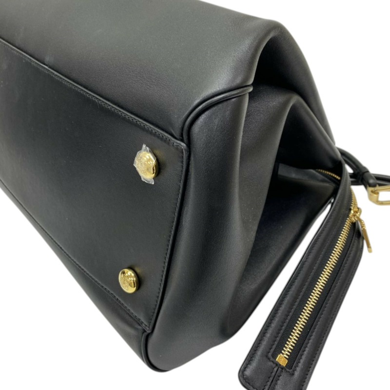 黑色 牛皮 Madrid 大型 兩用包【LOEWE 羅威】 AANBSPBX01-9