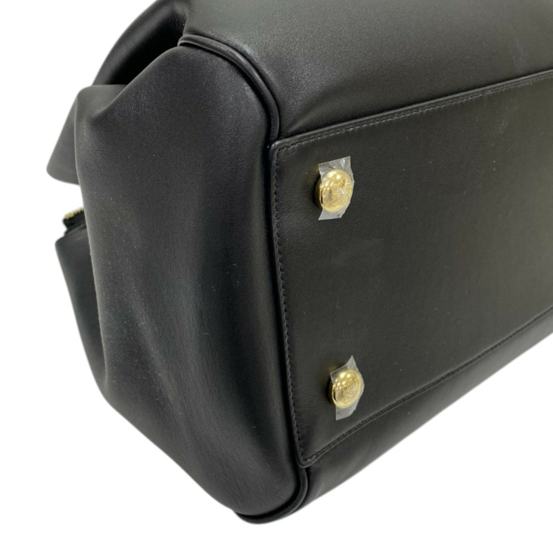 黑色 牛皮 Madrid 大型 兩用包【LOEWE 羅威】 AANBSPBX01-10