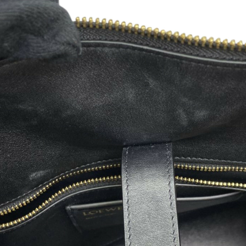 黑色 牛皮 Madrid 大型 兩用包【LOEWE 羅威】 AANBSPBX01-13