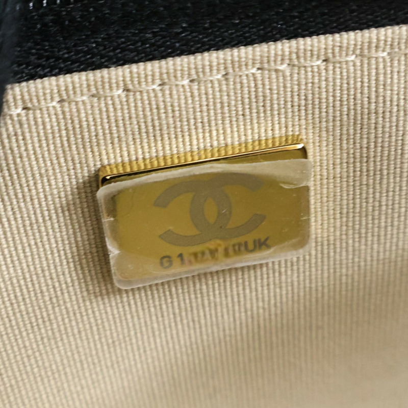 黑色 菱格紋羊皮 Chain 肩背包 金扣 鏈帶【CHANEL 香奈兒】-8