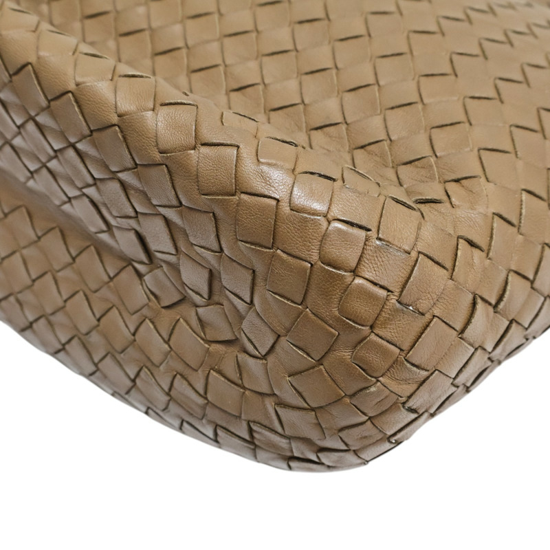 棕色 編織羊皮 肩背包【BOTTEGA VENETA 寶緹嘉】 255690-11