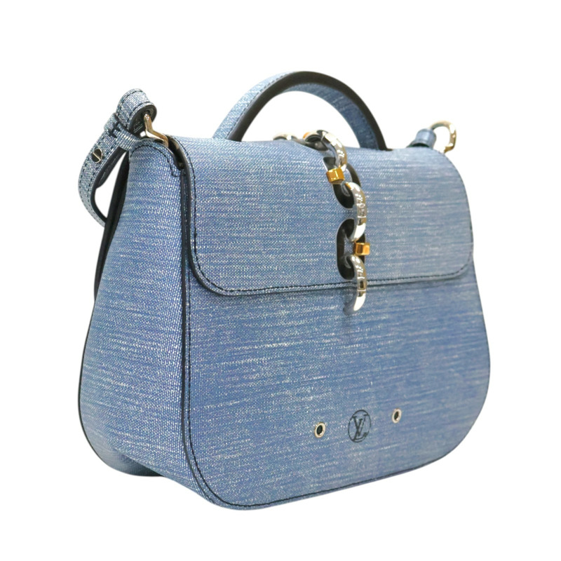 藍色 牛皮 Chain It PM 兩用包【LOUIS VUITTON LV 路易威登】 M54606-1
