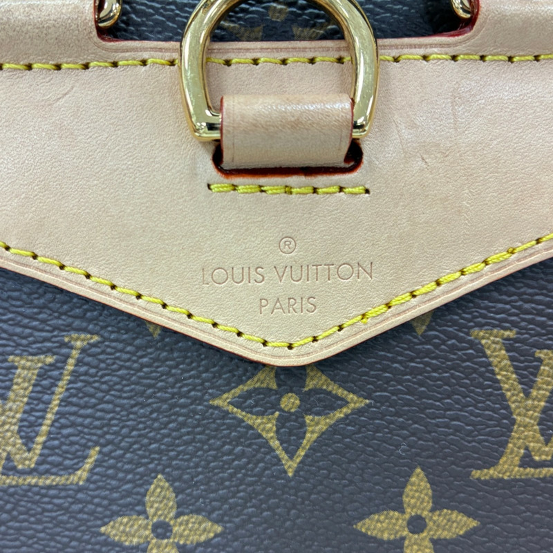 棕色 原花 帆布 Montsouris Mini 後背包【LOUIS VUITTON LV 路易威登】 M11199-4